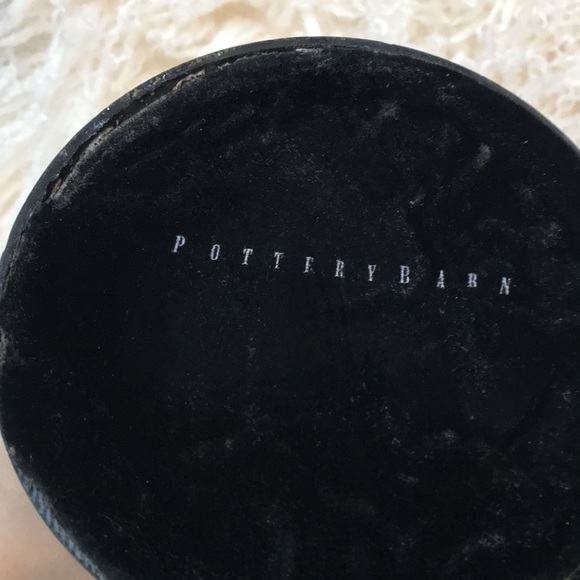 Heavy Pottery Barn Pillar Candle Holder Set of 2 - Picture 5 of 12